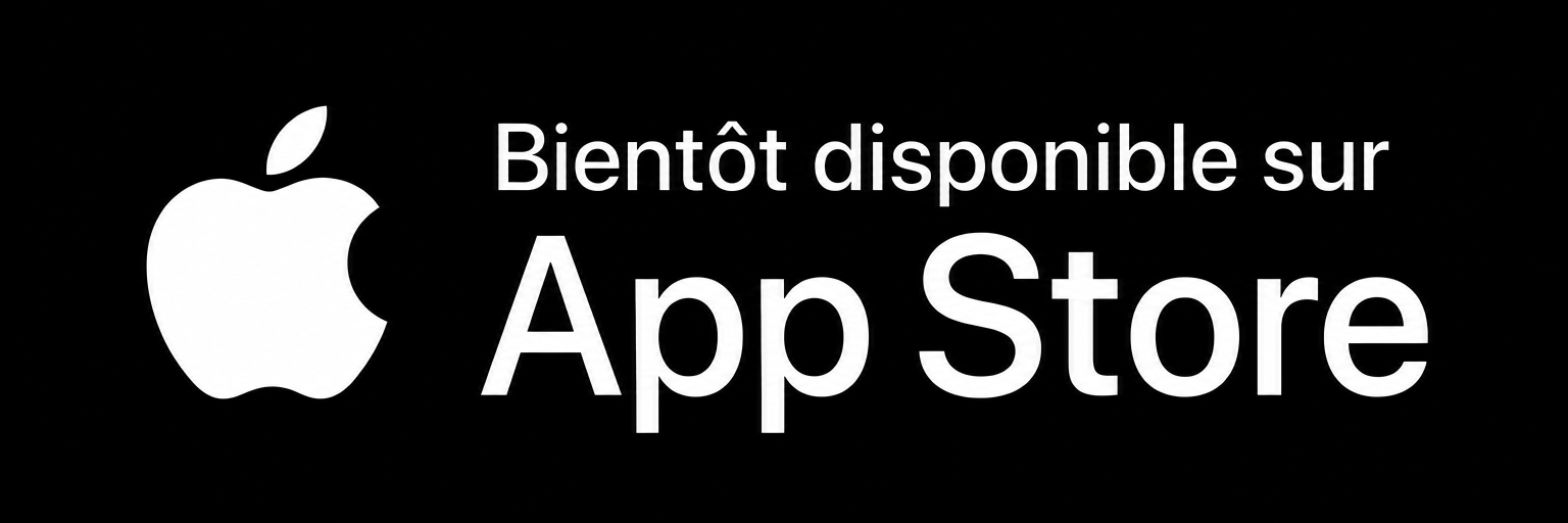 Bientôt disponible sur l'App Store